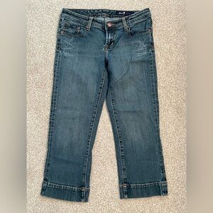 Seven7 Women's Capri Blue Jeans
